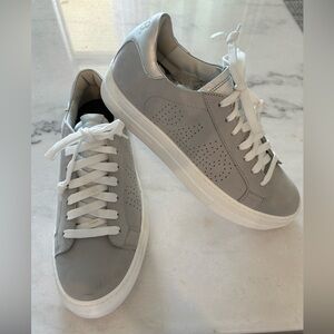P448 Gray and White Women's Sneakers